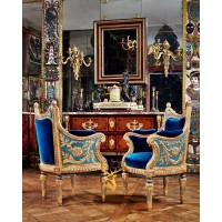 Montenegro wooden Classic Sofa Set